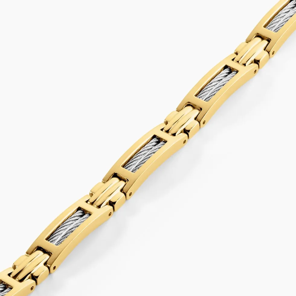 Bracelet Phebus Him Classique Acier Jaune