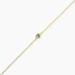 Bracelet Poem Argent Jaune Topaze Bleu Sky