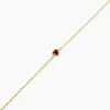 Bracelet Poem Argent Jaune Tourmaline