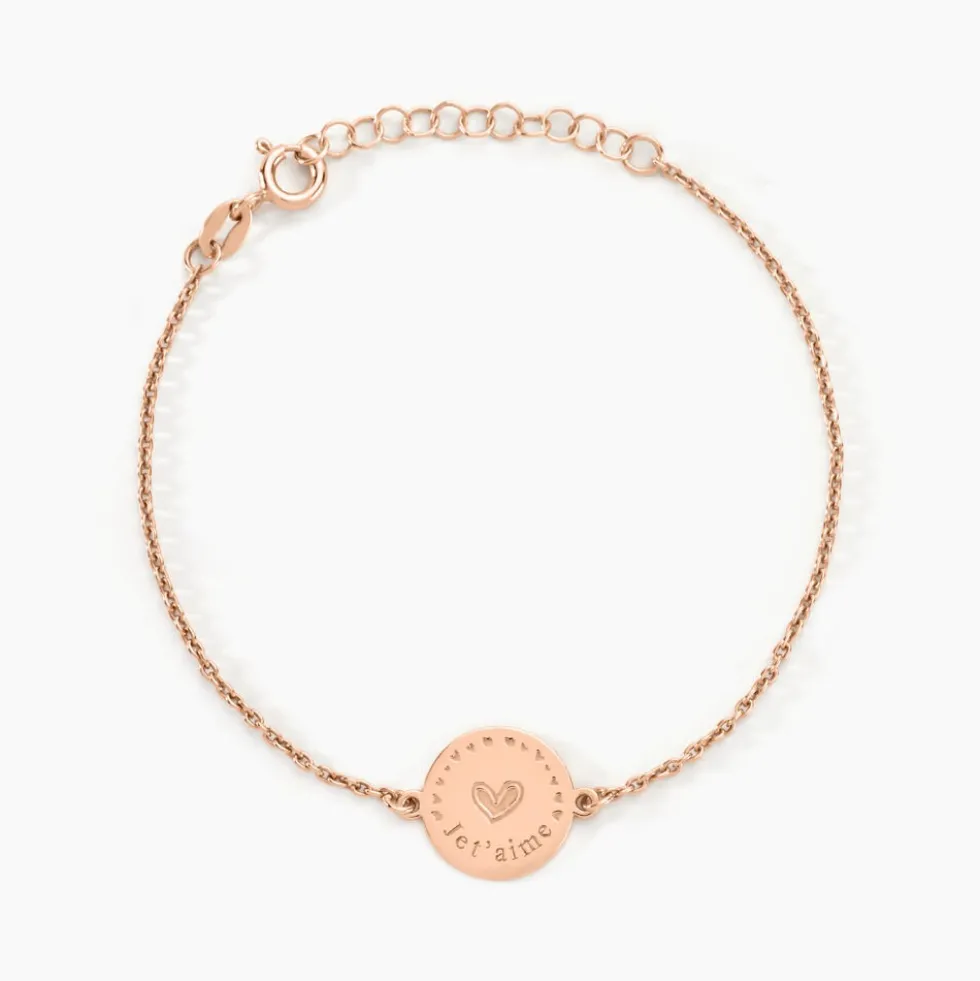 Bracelet Pome Argent Rose