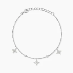 Bracelet Pricille Argent Blanc Oxyde De Zirconium