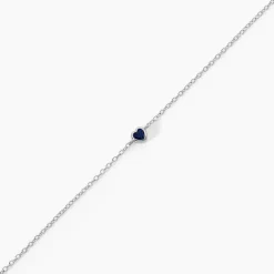 Bracelet Querida Argent Blanc Pierre De Synthese