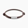 Bracelet Randal Acier Blanc Lapis Lazuli