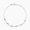 Bracelet Raska Argent Blanc