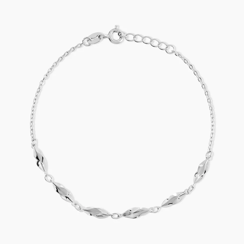 Bracelet Raska Argent Blanc