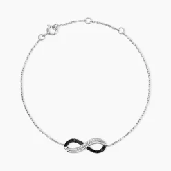 Bracelet Rejane Or Blanc Diamant
