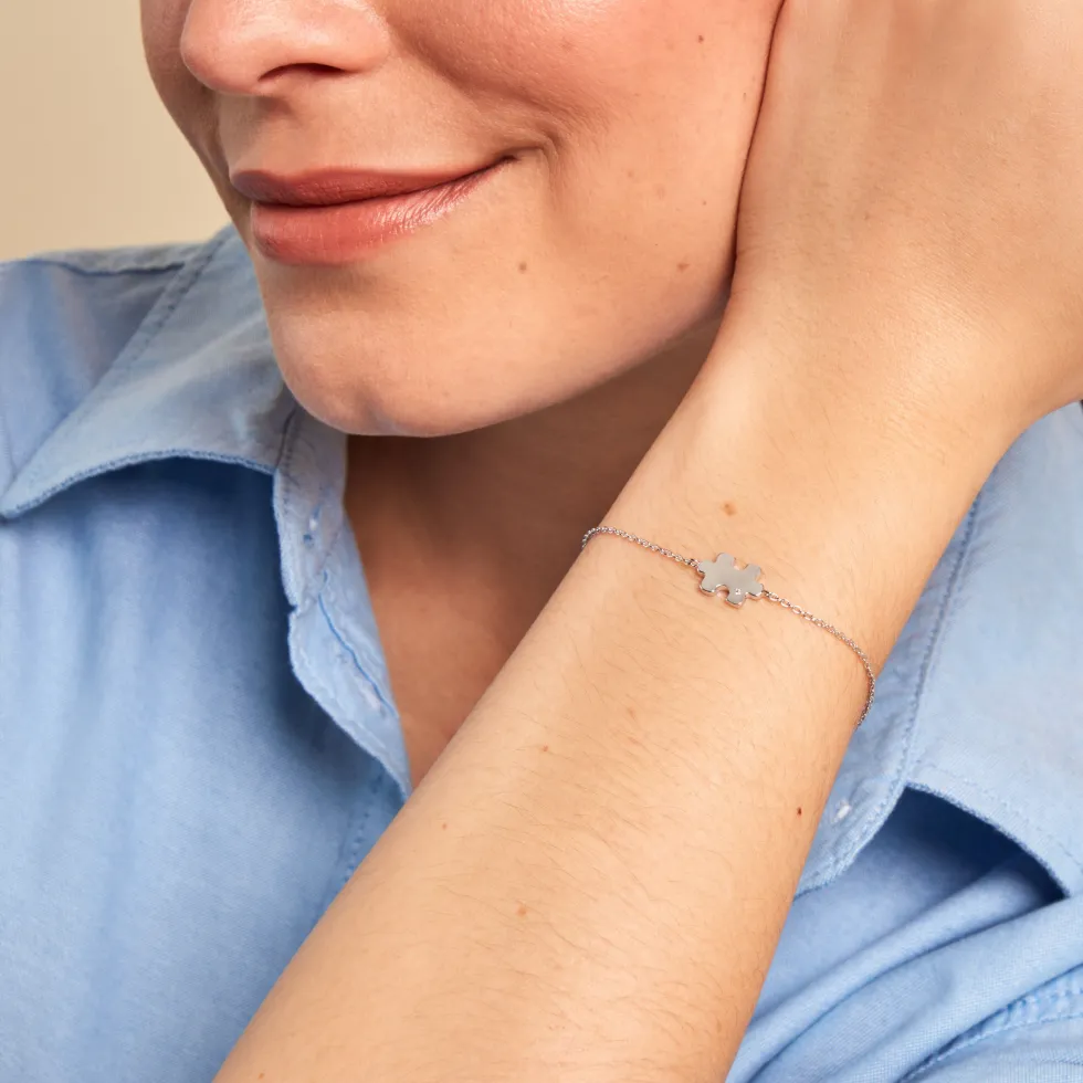 Bracelet Réjane Argent Blanc Oxyde De Zirconium