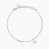Bracelet Rohanne Argent Blanc