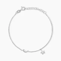 Bracelet Rohanne Argent Blanc