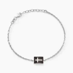 Bracelet Romaji Argent Blanc