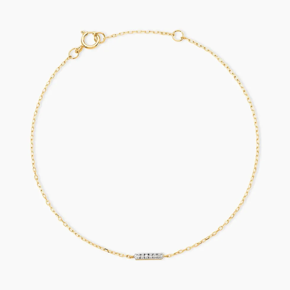 Bracelet Rosalin Or Jaune Diamant