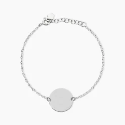 Bracelet Salematou Argent Blanc