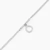 Bracelet Satheen Argent Blanc Oxyde De Zirconium