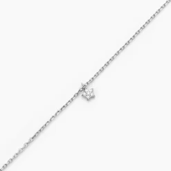 Bracelet Saya Argent Blanc Oxyde De Zirconium