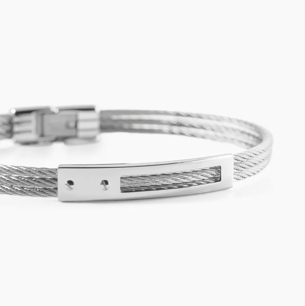 Bracelet Selvi Acier Bicolore