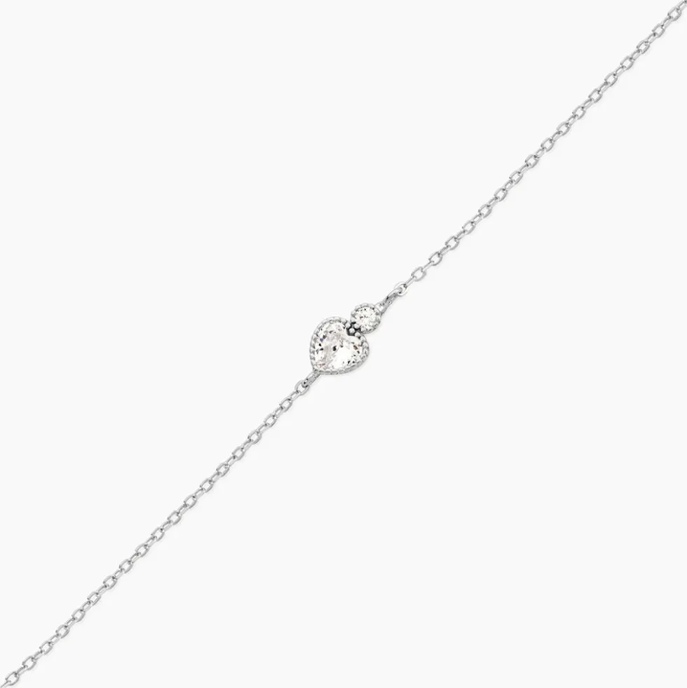 Bracelet Shannon Argent Blanc Oxyde De Zirconium