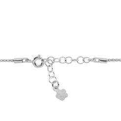 Bracelet Sidney Argent Blanc Oxyde De Zirconium Et Olivine