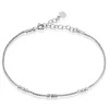 Bracelet Sidney Argent Blanc Oxyde De Zirconium Et Olivine