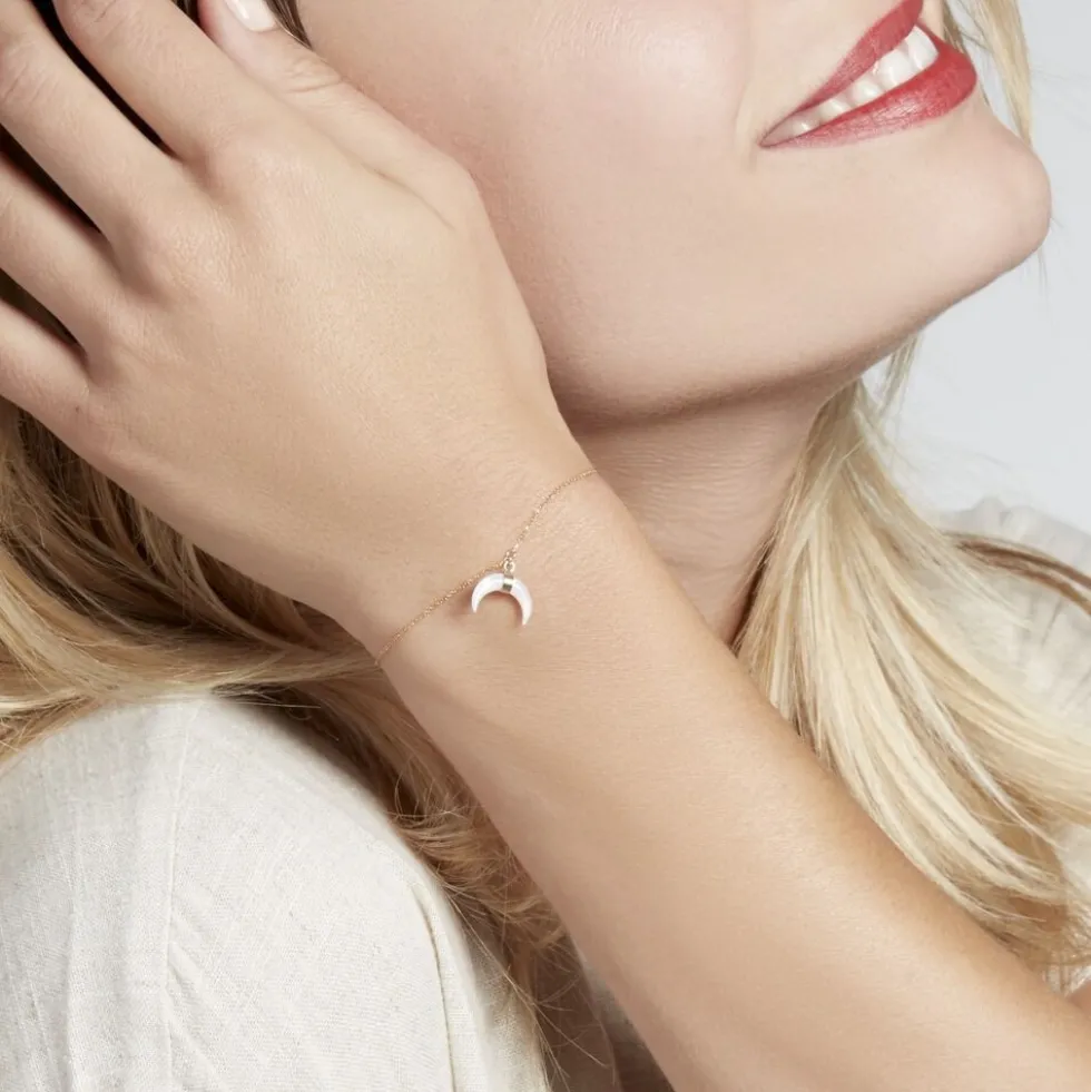 Bracelet Solange Or Jaune Nacre