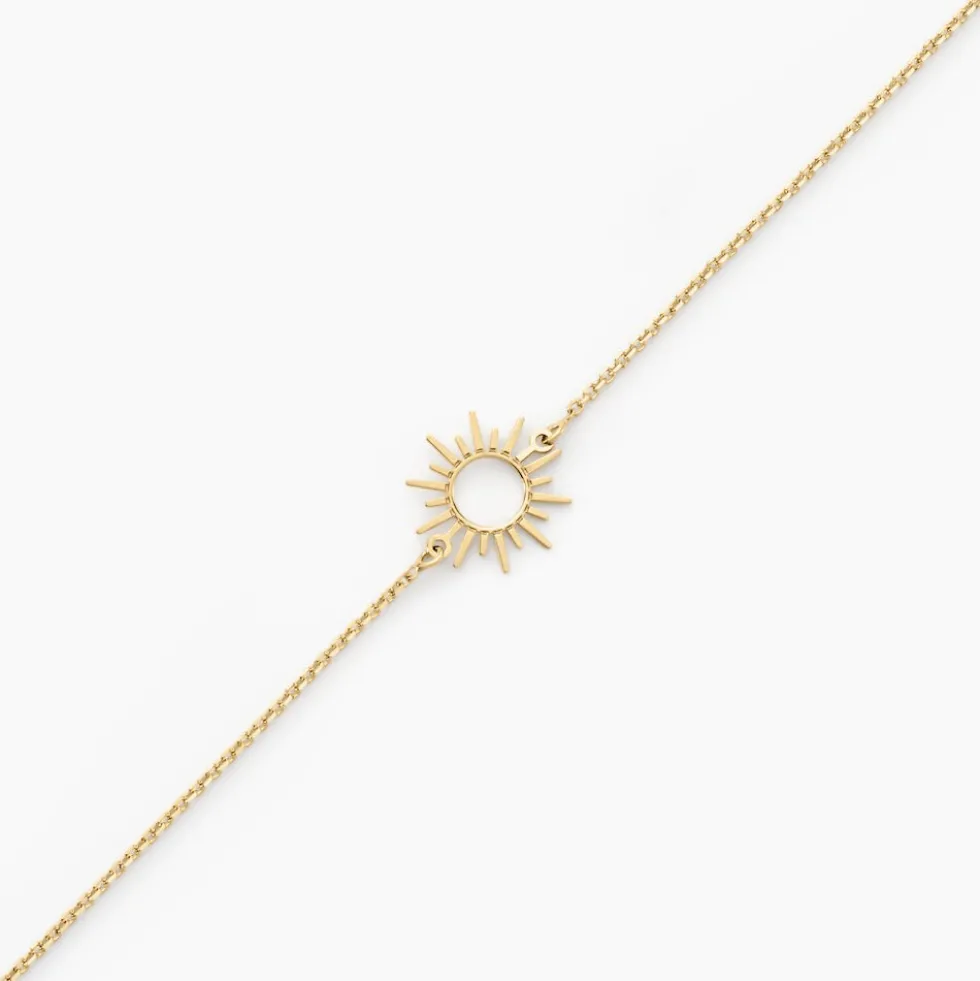 Bracelet Soleil Eternel Or Jaune