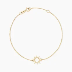 Bracelet Soleil Eternel Or Jaune