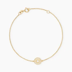 Bracelet Soleil Eternel Or Jaune