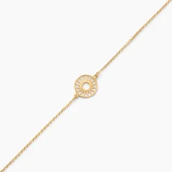 Bracelet Soleil Eternel Or Jaune