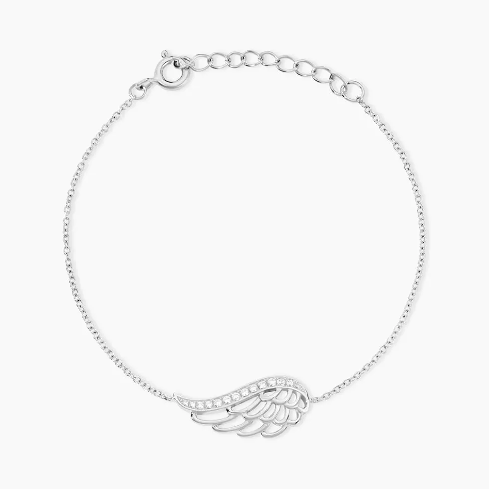 Bracelet Soliana Argent Blanc Oxyde De Zirconium