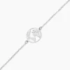Bracelet Soukaina Argent Blanc