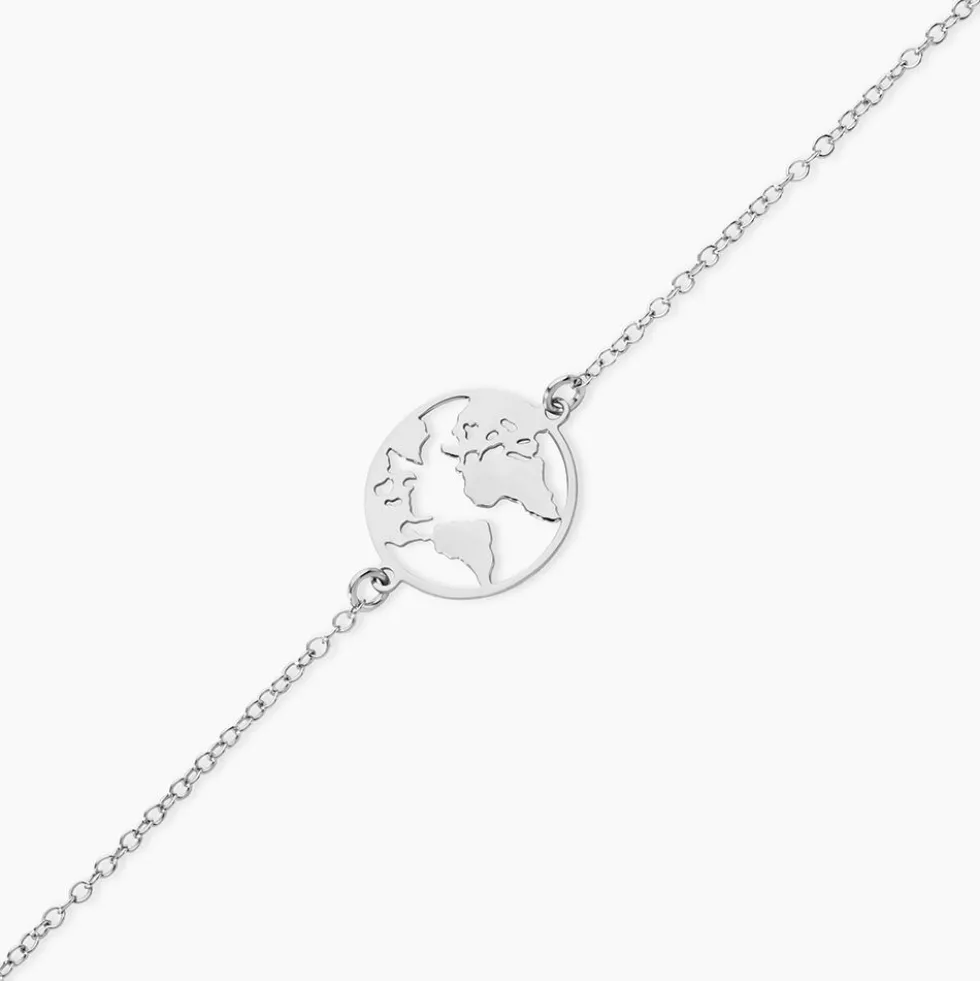 Bracelet Soukaina Argent Blanc