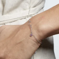 Bracelet Spirit Argent Blanc Oxyde De Zirconium