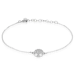 Bracelet Steenie Argent Blanc