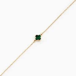 Bracelet Stellya Or Jaune Malachite
