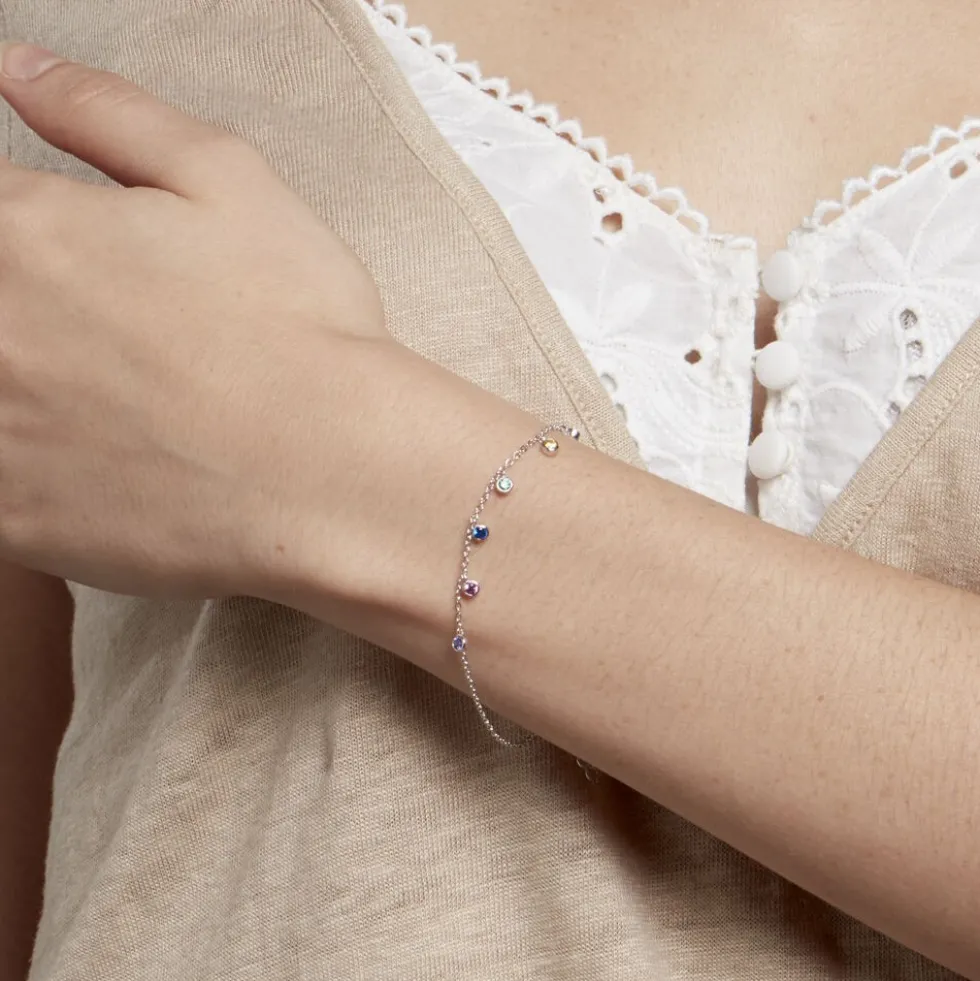 Bracelet Stephen Argent Blanc Oxyde De Zirconium