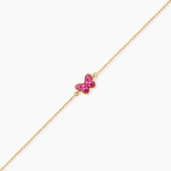 Bracelet Sulivia Papillon Or Jaune