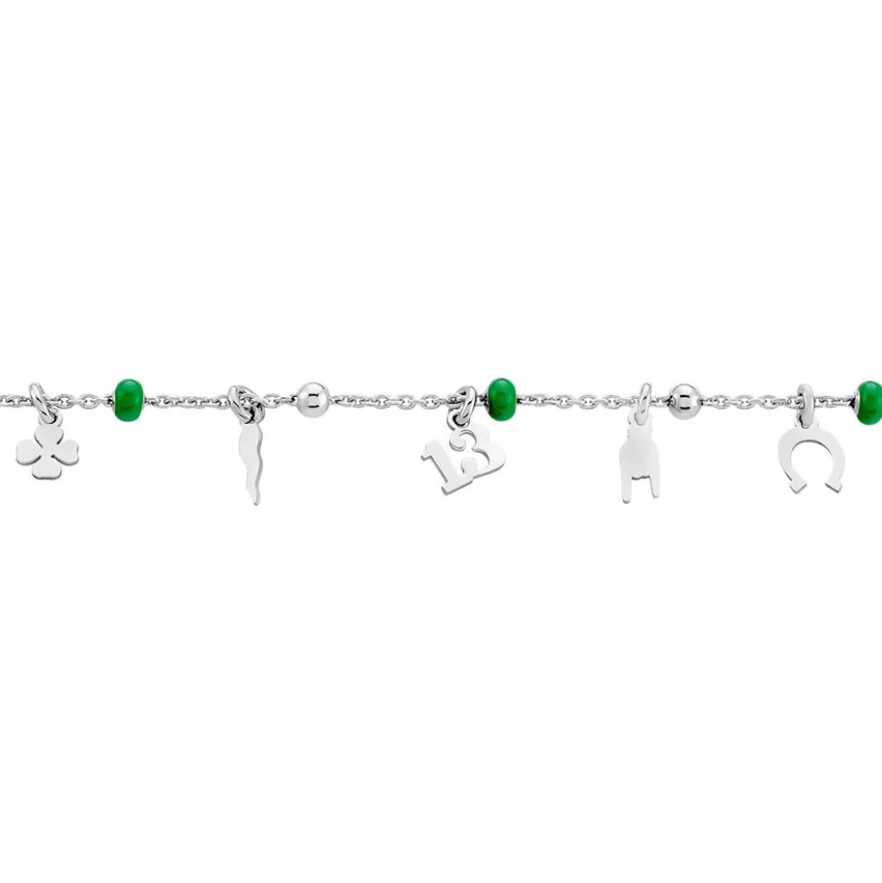 Bracelet Suzanna Argent Blanc