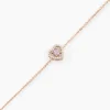 Bracelet Suzon Argent Rose Oxyde De Zirconium