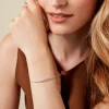 Bracelet Syliana Argent Blanc Oxyde De Zirconium
