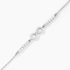 Bracelet Syliana Argent Blanc Oxyde De Zirconium