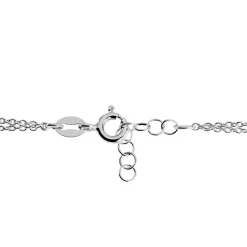 Bracelet Tamar Argent Blanc Pierre De Synthese