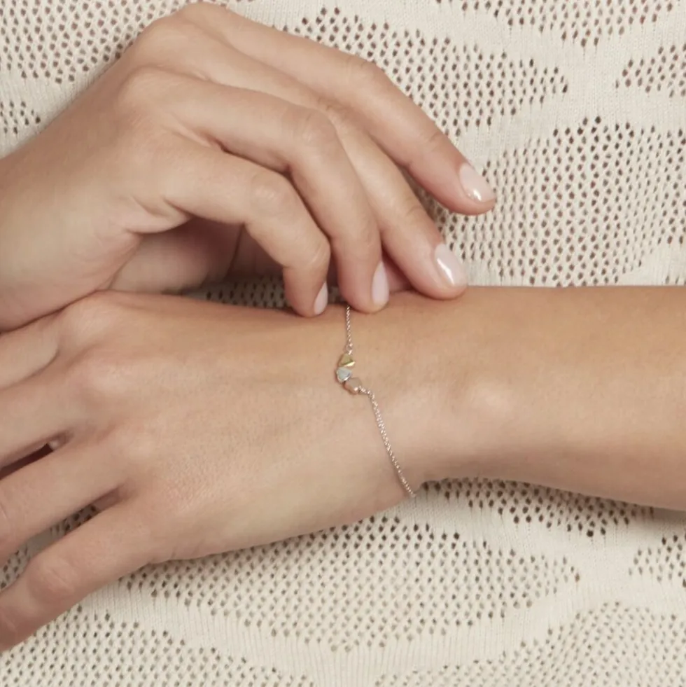 Bracelet Tania Argent Tricolore