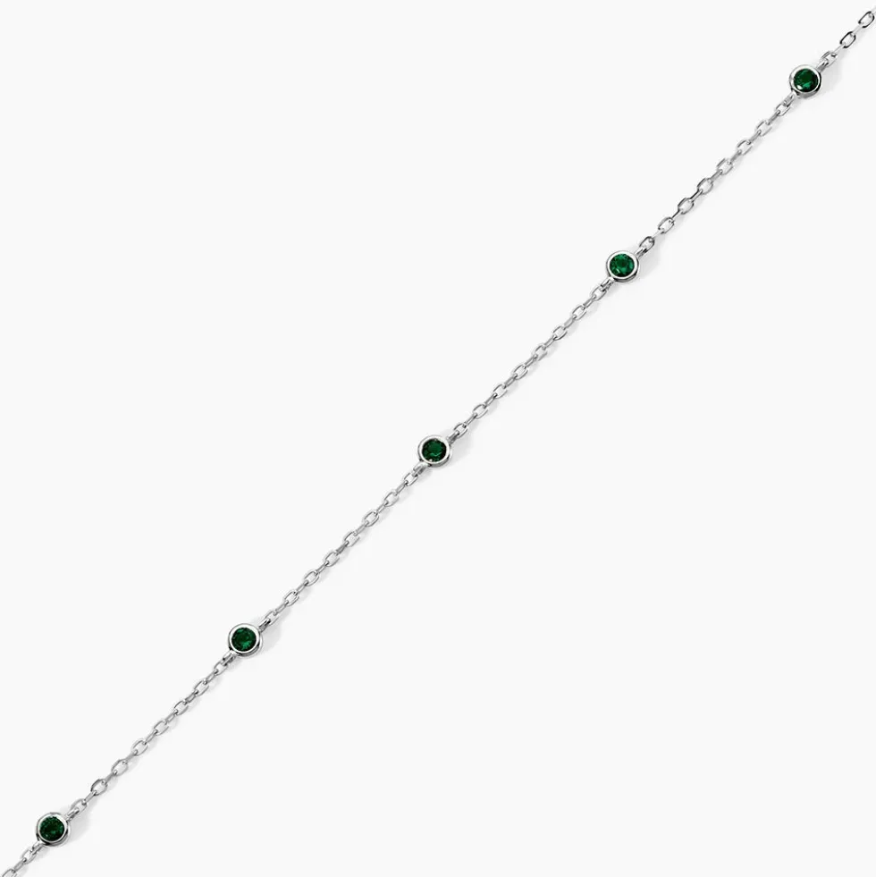 Bracelet Thesee Argent Blanc Spinelle