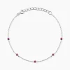 Bracelet Thesee Argent Blanc Oxyde De Zirconium