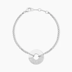 Bracelet Thémis Argent Blanc Oxyde De Zirconium