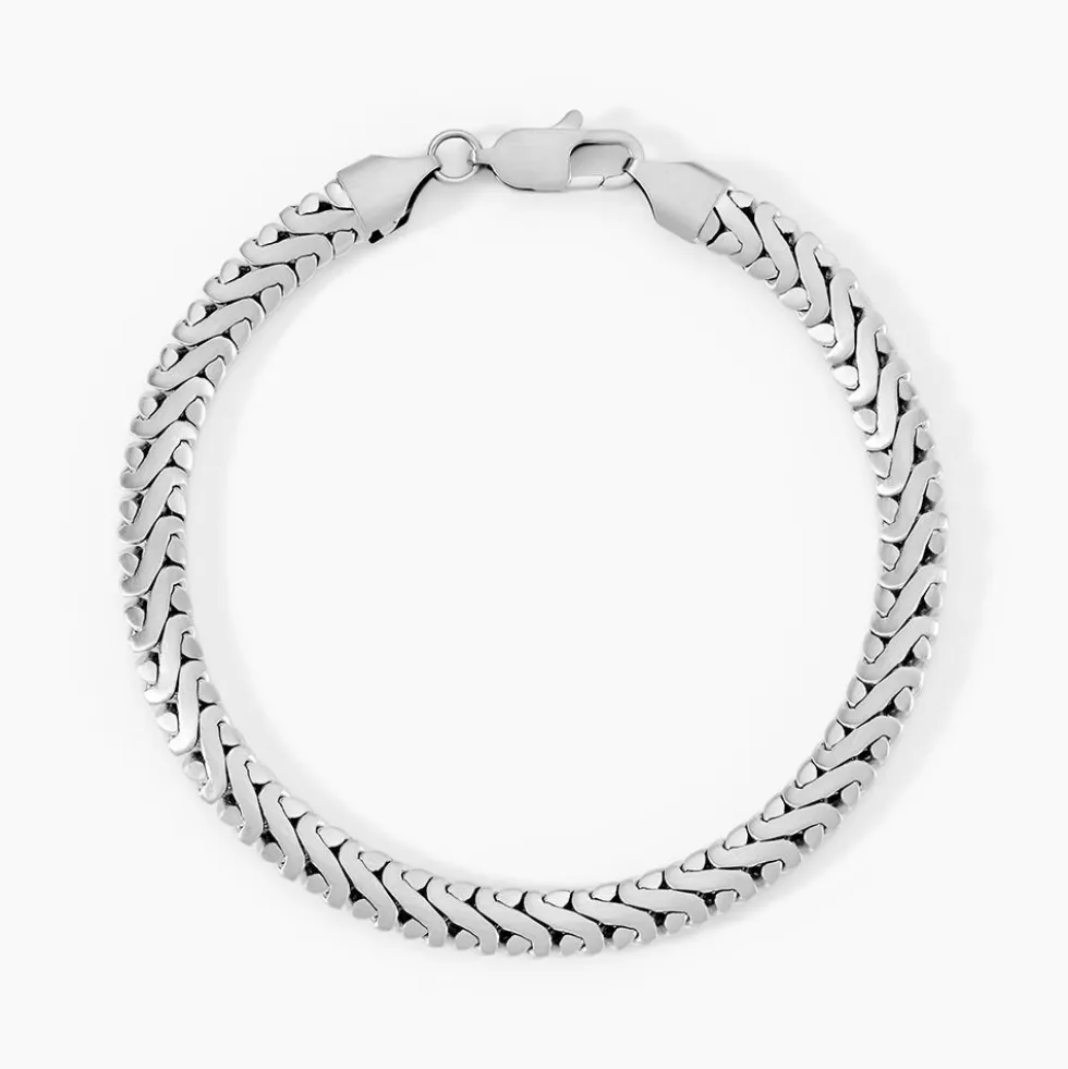 Bracelet Tim Acier Blanc