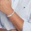 Bracelet Tommy Hilfiger Acier Blanc