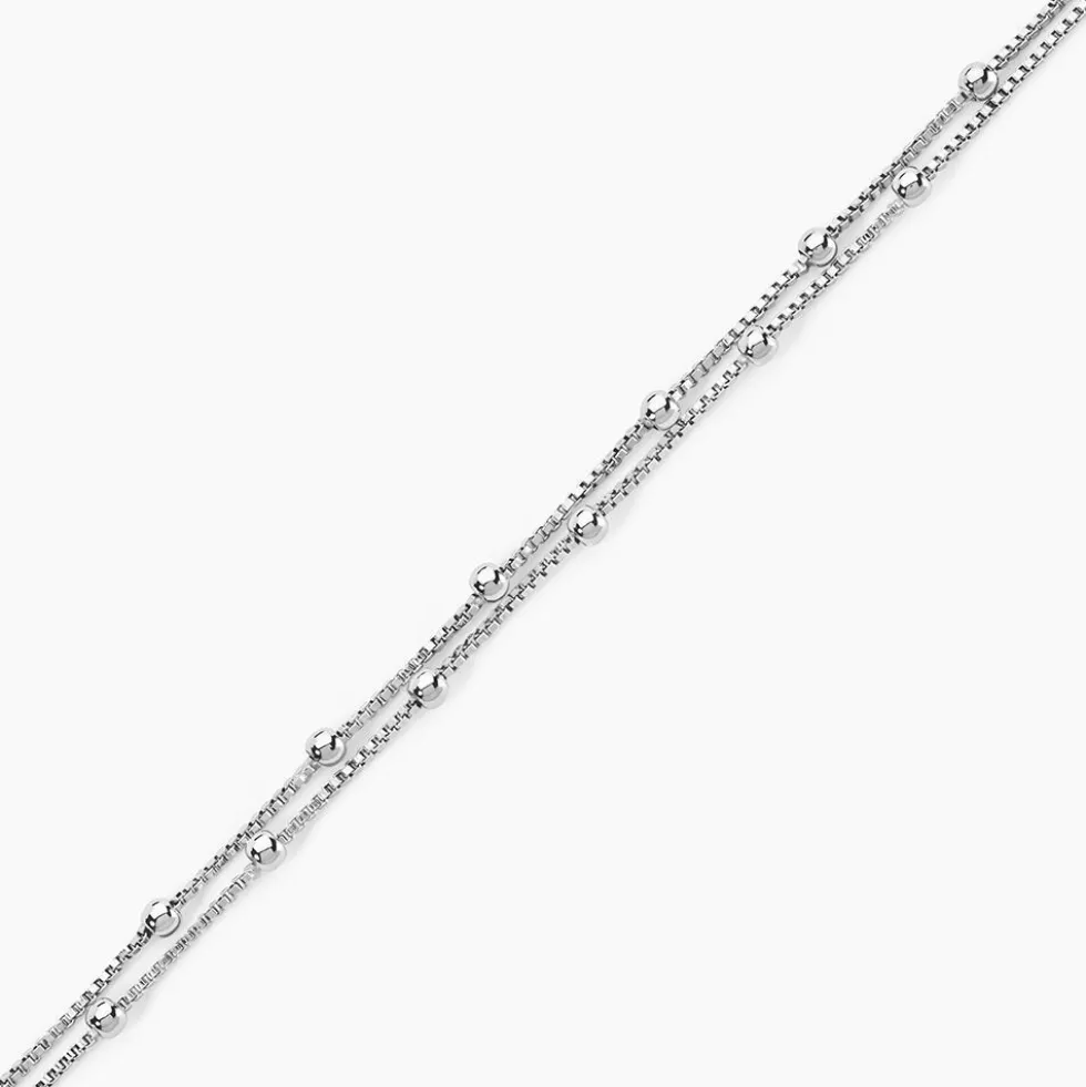 Bracelet Tounes Argent Blanc