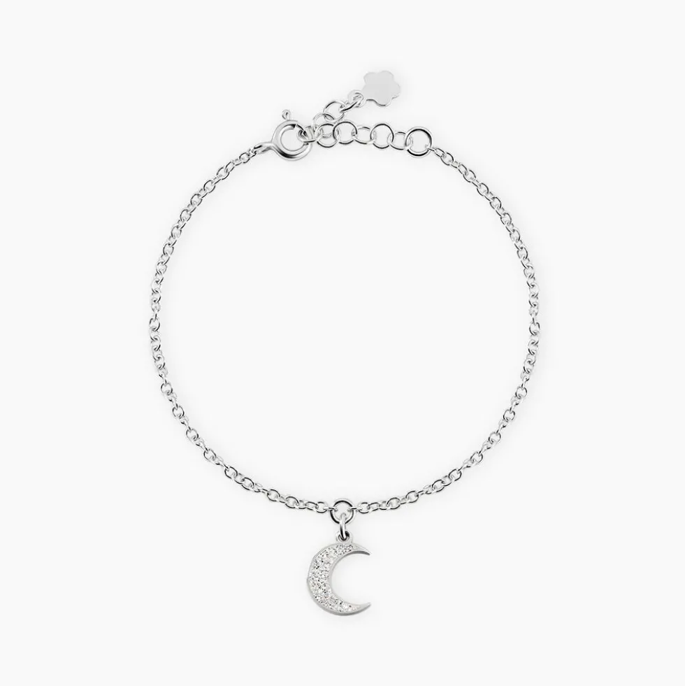 Bracelet Twiggy Argent Blanc