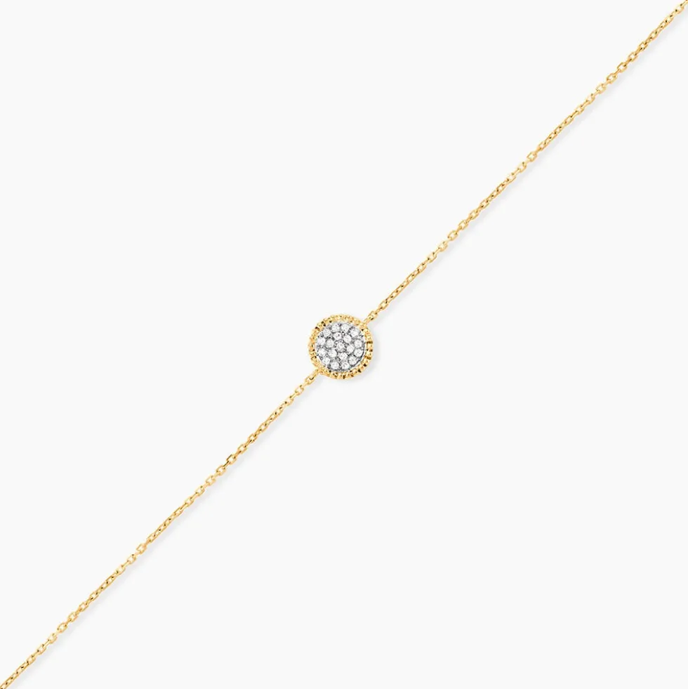 Bracelet Vaina Or Jaune Diamant