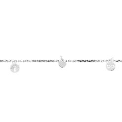 Bracelet Vao Argent Blanc